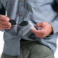thumbnail image 6 of Jockey Outdoors Men's 100% Cotton Long Sleeve Woven Button-Up Shirt, 6 of 7