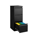 thumbnail image 5 of Smooth Pulling 3-Drawer Filing Cabinet with Lock for Office Easy Access, 5 of 7