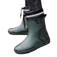 thumbnail image 5 of TIREOW Men Rain Boots Waterproof Boots Knee Mid Rubber Boots with PVC Mud Boots Comfort Lightweight Gardening Fishing Shoes for Yard Farm Outdoor Work, 5 of 5