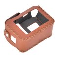 thumbnail image 1 of Funda protectora de cuero para cámara deportiva, TELESIN Funda protectora para cámara deportiva de PU hecha a mano de cuero PU Funda protectora para Gopro Calidad inigualable, 1 of 7