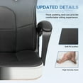 thumbnail image 4 of Lacoo Mid Back Gaming Chair Ergonomic PU Leather Computer Gaming Chair Office Chair with Armrests, Black, 4 of 7
