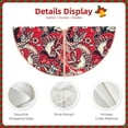 thumbnail image 3 of Sikiie Rooster Head Christmas Tree Skirt, Christmas Tree Decorations, Christmas Decor, Tree Mat Decoration(30-48IN)-30", 3 of 6