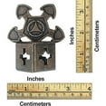 thumbnail image 3 of BePuzzled Ogear Hanayama Cast Metal Brain Teaser Puzzle (Level 3) Puzzles For Kids & Adults Ages 12 & Up, 3 of 3