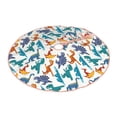 thumbnail image 2 of Balery Block Dinosaur Printed Christmas Tree Skirt , Merry Christmas Party Christmas Tree Decoration,Adjustable Tree Skirt-36", 2 of 8