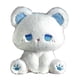 thumbnail image 5 of Peluche de juguete sentado, muñeco de peluche, decoración del hogar, adorable, coleccionable, lindo peluche Blanco y azul, 5 of 9