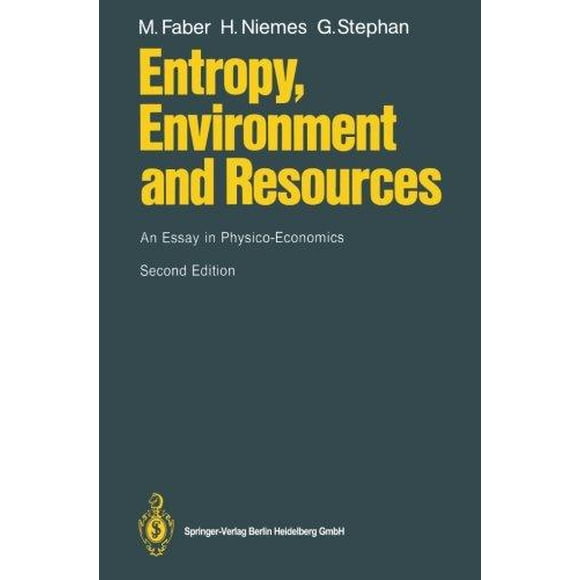 Entropy, environment, and resources