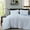 Blue, variant on Chezmoi Collection 3-Piece Embossed Velvet Comforter Set Queen Size, Gray - Soft Plush Velvet Bedding Set with 2 Pillow Shams for All Seasons with Washed Microfiber Reverse