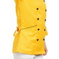 thumbnail image 4 of Women's Multi-Color 3/4 Sleeve Chef Coat, Culinary Uniform for Food Service, 4 of 7