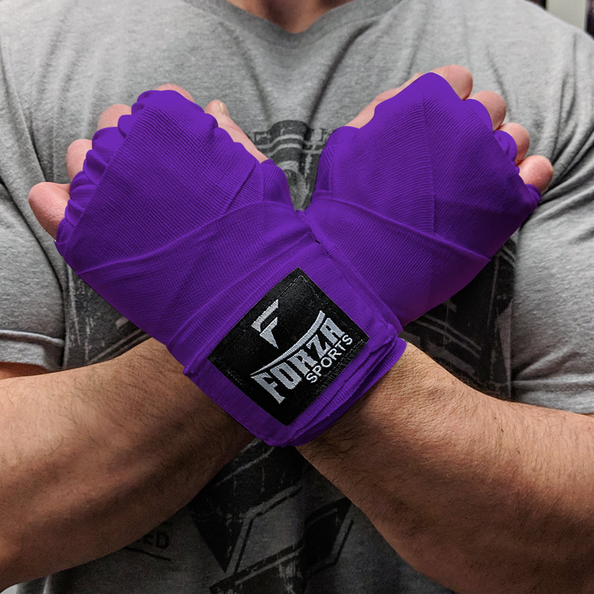 Forza Sports 180" Mexican Style Boxing and MMA Handwraps Purple 