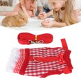 thumbnail image 3 of Harness, Rabbits Harness With Elastic Leash For  Walk Running Jogging Breathable Mesh Vest Harness With Buckle For   Chest Harness, 3 of 8