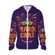 thumbnail image 1 of Balery Mardi Gras2 Sudadera ligera de manga larga con capucha y protección solar UPF 50+ para hombre y mujer, ideal para pesca y running-Medium, 1 of 7