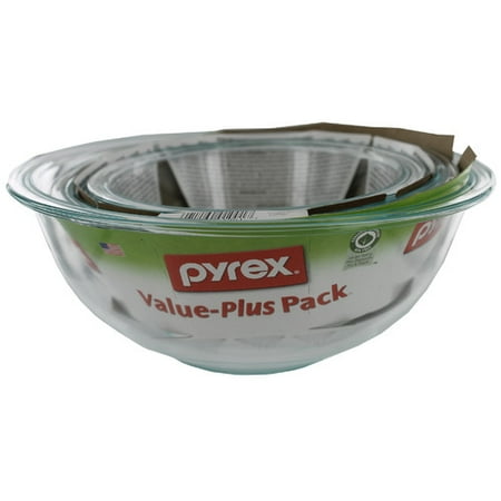 Pyrex Prepware 3 piece Mixing Bowl Set