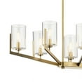 thumbnail image 6 of 52315BNB Kichler Lighting Nye - 8 light Oval Chandelier - with Transitional inspirations - 14.5 inches tall by 16.75 inches wide-Brushed Natural Brass, 6 of 7