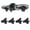 Black, variant on Drone Landing Gear for DJI AVATA 360 Panoramic Drone, 20mm Height Boost, Anti-Scratch Chassis, Lightweight