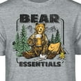 thumbnail image 2 of Teelocity Bear Essentials Graphic T-Shirt (X-Large - Standard Fit, Athletic Heather), 2 of 4