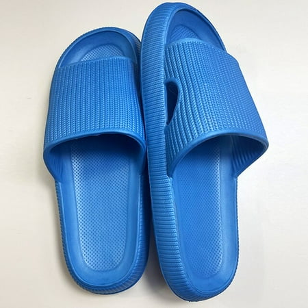 

CoCopeaunt Indoor Women SPA Slippers Summer EVA Soft Lovers Plarform Beach Shoes Non-slip Home Bathroom Men Slides Flip Flops 2022 Sandals