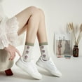 thumbnail image 4 of YooGuoGuo Womens Ankle Cute Socks Cotton Thin Breathable Casual Socks for Women Novelty Funny Flower Dress Socks 5 Pack, 4 of 7