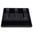 thumbnail image 1 of Portable Currency Till For Small Business, Cash Drawer Insert Tray With Spring-Loaded Clip & Curved Design In Durable Construction, 1 of 8