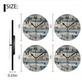 thumbnail image 2 of Battery Operated Analog Wall Clocks Non-Ticking Silent Modern Clock Decorative for Home,Office-Flat Lay View Of Old Weathered Wood Planks With Grungy(12inch), 2 of 4