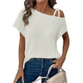 thumbnail image 5 of Women Fashion Tops Summer Frilly Shirts for Women Plus Size Generic Womens Tops, 5 of 5