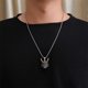 thumbnail image 5 of Prajna Ghost Pendant Necklace Personality Halloween Mask Stainless Steel Necklace Jewelry, 5 of 6