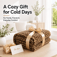 thumbnail image 6 of SUNNY HEAT Electric Blanket Heated Throw 50" x 60" -Fast Heating 9 Levels & 10H Auto off, Warm Soft Fannel Machine Washable, for Bed/Couch/Office, Classic Leopard Print, 6 of 9