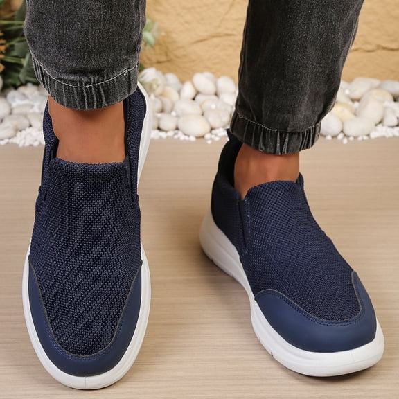 CIAKGIAF Shoes Men Wide Size Mesh Casual Shoes,Soft Non Slip Breathable Daily Walking Footwear