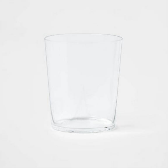 Plastic Short Tumbler - Room Essentials: Reusable  Clear Cup, Dishwasher Safe Drinkware