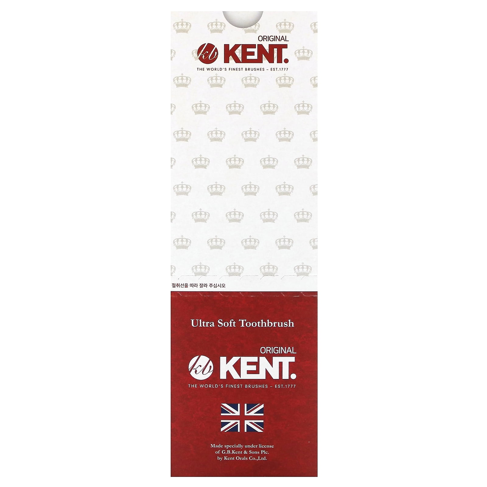 [KENT] CLASSIC Medium Head Extra Soft Toothbrush, Sensitive Teeth & Gums for Adults & Teens - (Set of 6)