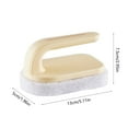 thumbnail image 3 of Latrodar Bathroom Cleaning With Ceramic Tiles Glass Brush Sink Practical&Affordable onge Brush Thickened Yellow 5.2x3 Inch Home Tools, 3 of 5
