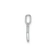 thumbnail image 5 of 14K White Gold Initial -K- Pendant Charm with Accent Diamonds (NO CHAIN) for Women, 5 of 6