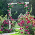 thumbnail image 5 of SSyao Heavy Duty Metal Garden Arch Archway Plants Rose Wreath Wedding Stand Event Deco, 5 of 12