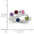 thumbnail image 4 of Sterling Silver Rhodium-plated Family Jewelry Mounting QXMR4/5SSM-7, 4 of 4