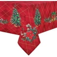 thumbnail image 2 of Nappe de Noël 60x120 Pouces, Nappe de Noël à Carreaux Buffalo pour l'Hiver, Nappes de Noël Rouges, Nappe de Noël Imperméable pour Table, Cuisine, Salle à Manger, Vacances, 2 of 5