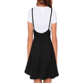 thumbnail image 3 of LMLYSoH Fashionable Women Mini Suspender Skirt, Solid Color Sleeveless Low Cut Sling Skirt for Autumn, 3 of 9