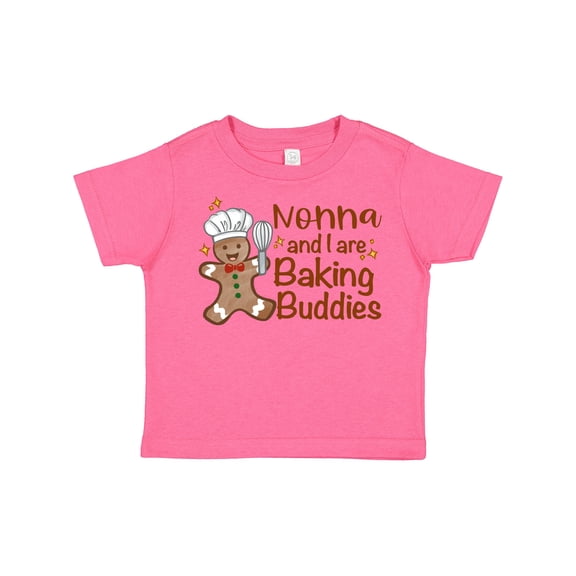Inktastic Nonna and I Are Baking Buddies Boys or Girls Toddler T-Shirt