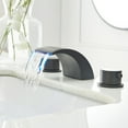 thumbnail image 5 of BWE 8 in. Widespread 2-Handle Bathroom Faucet With Led Light And Pop Up Drain in Matte Black, 5 of 13