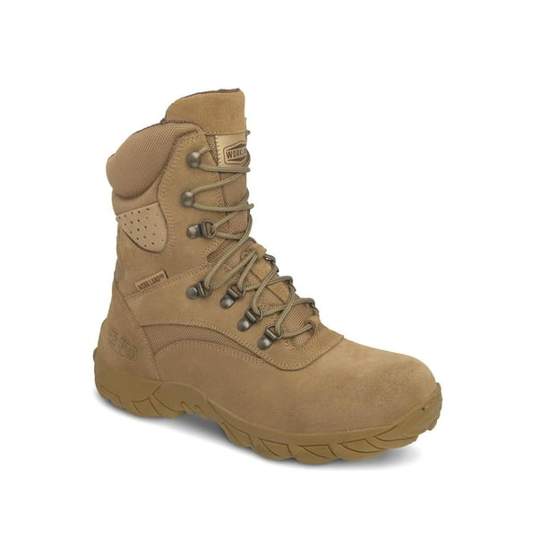 Bota Táctica Hombre Militar Botin piel Workland 76224 Army beige