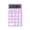 Purple, variant on TerraVbie Calculator Portable Cute Compact Keypad in Pink for School and Office