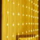 thumbnail image 4 of Cortina de luces LED tipo cascada para ventana, guirnalda de luces tipo lluvia de meteoritos, para bodas, Navidad, 3 x 2 m, 3 x 3 m, 4 of 5