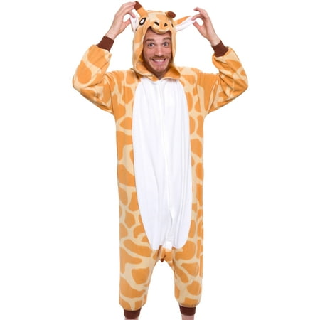 SILVER LILLY Adult Giraffe One Piece Animal Halloween Costume