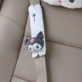 thumbnail image 1 of Kawaii Sanrios Kuromi My Melody funda de felpa para cinturón de seguridad de coche, Anime Cinnamoroll, reposacabezas automático para cuelloKuromi Bsafety belt cover Fivean Toy model, 1 of 2