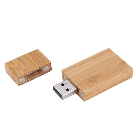 Unidad De Almacenamiento Unidad Flash USB Memory Stick De Madera Con Caja De Madera Para Almacenamiento De Datos