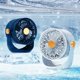 thumbnail image 1 of Ganfancp Mini Ventilador Portátil 3 Velocidades con Luz Nocturna Rotación 360° Carga Usb Ventilador Silencioso - Ventilador de Mesa Portátil Silencioso para Casa, Dormitorio Artículos En Liquidación, 1 of 7