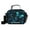 Blue-green Butterfly Pattern, variant on Insulated Lunch Bag 6L Leak-Proof Lunch Box with Shoulder Strap Multiple Pockets Lunch Tote Fox Skull