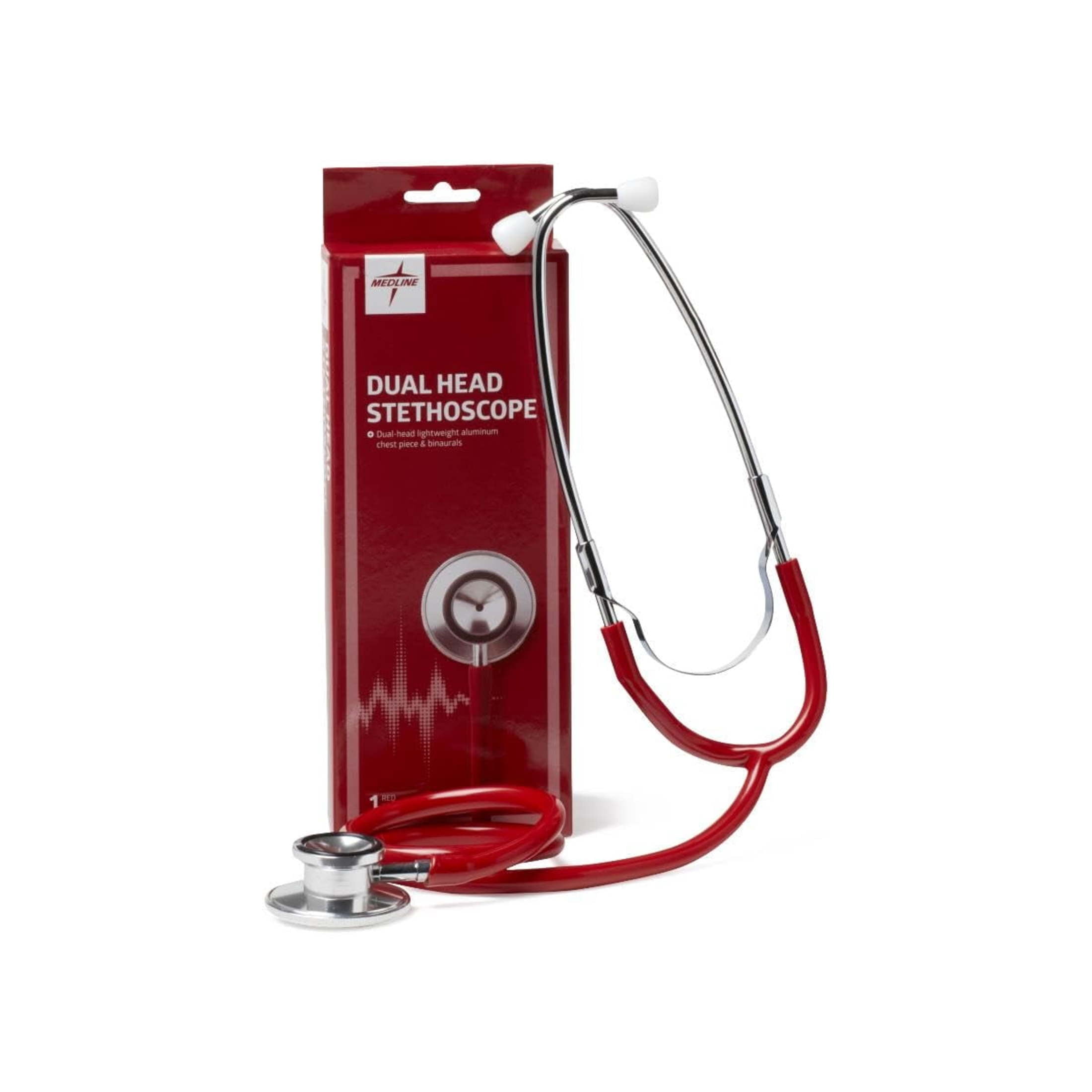 Dual-Head Stethoscopes, Red