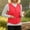 Red, variant on Purcolt Womens Quilted Padded Puffer Vest Lightweight Casual Collarless Sleeveless Snap Button Front Jackets with Pockets