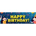thumbnail image 4 of LUUFILx Happy Birthday Party Backdrop Banner Cake Balloon Decoration Photography Props Background Celebration Supplies, 4 of 7