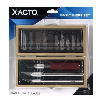 X-ACTO Basic Precision Knife Set with Carbon and Steel Sharpened
