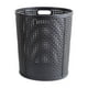 thumbnail image 2 of Cesta de lavandería negra, cesta para ropa sucia doméstica, cesta de almacenamiento de ropa grande de plástico, gran capacidad, cesta de almacenamiento de juguetes para niños, 2 of 6